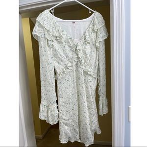 Long sleeve flower dress